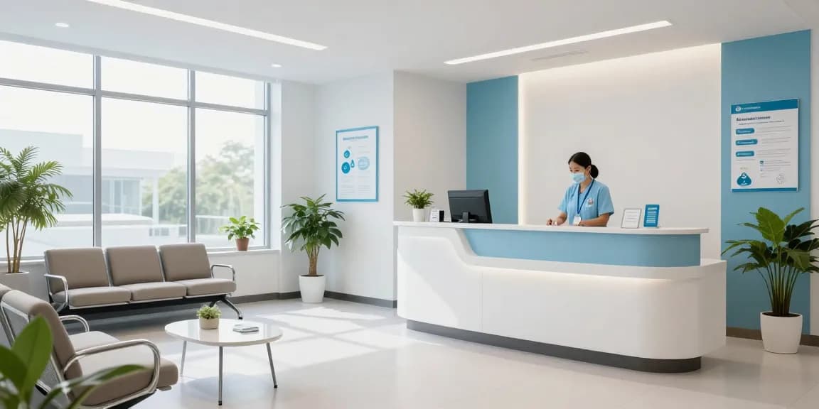 "LUCK8 healthcare provider offering comprehensive services for patient care in a modern clinic environment."