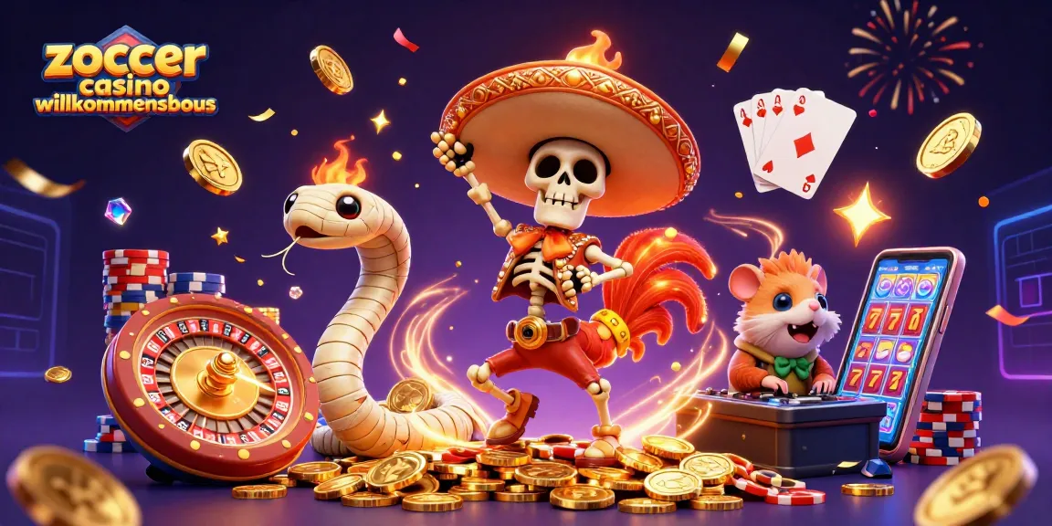 Experience the excitement of zoccer casino willkommensbonus through vibrant 3D casino characters and dynamic game elements.