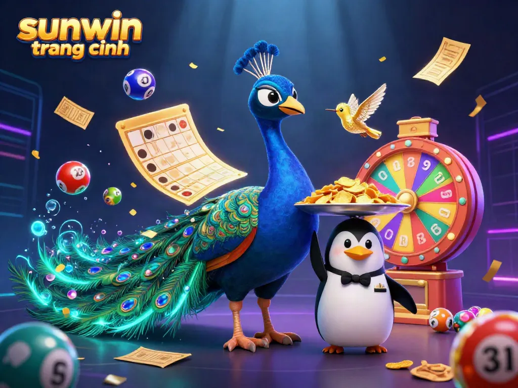 Experience excitement at sunwin trang chính with a vibrant casino scene featuring dynamic games and colorful elements.