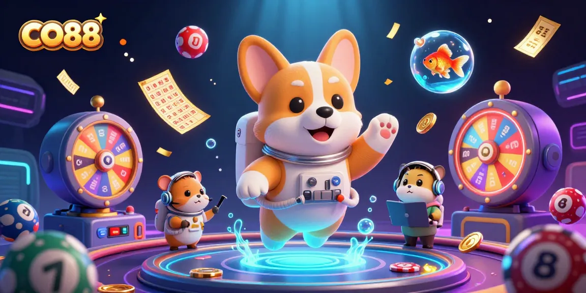Engage in thrilling games at CO88's vibrant casino universe, featuring dynamic gaming elements.