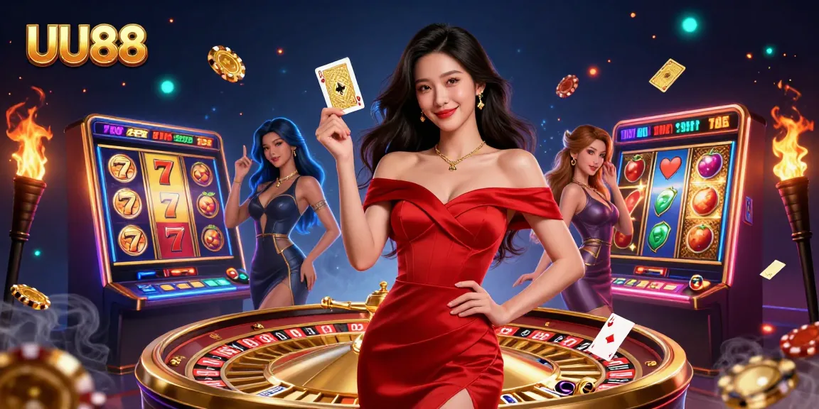 Engage with UU88's exciting gaming options, featuring slots with stunning jackpots and a glamorous casino atmosphere.