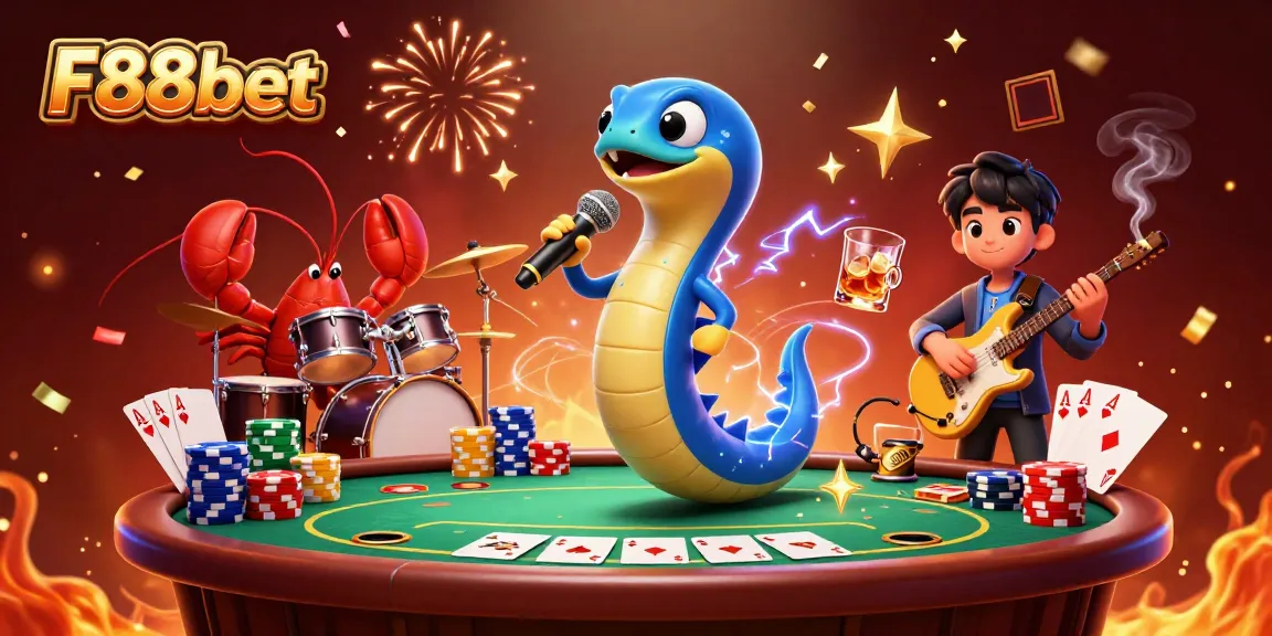 Engage with the vibrant world of F88bet's underwater casino featuring electrifying performers and rich gaming atmosphere.