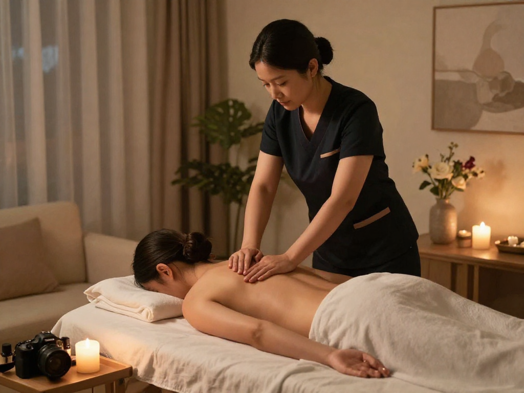 부천출장안마: Swedish massage service in a warm, inviting home setting.