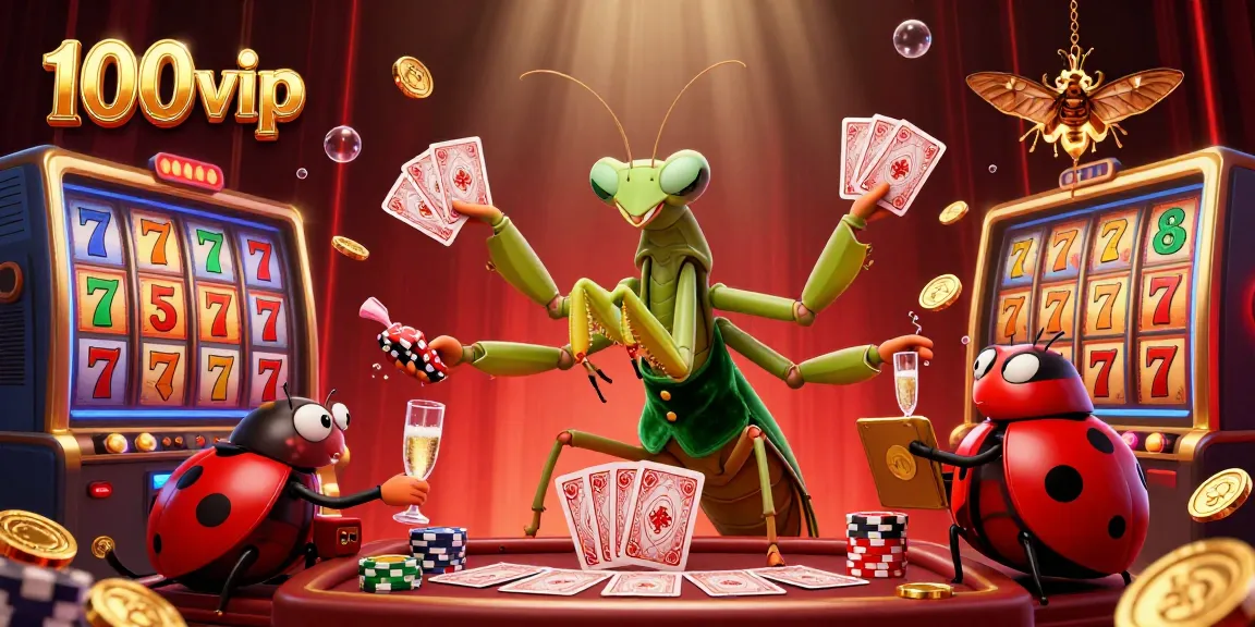 Experience exciting jackpot thrills with 100vip, where vibrant casino elements come to life!