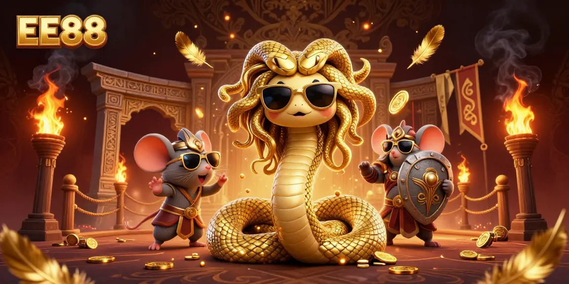 Join the action at EE88 with an exciting online casino featuring vibrant Medusa and dynamic gambling elements.