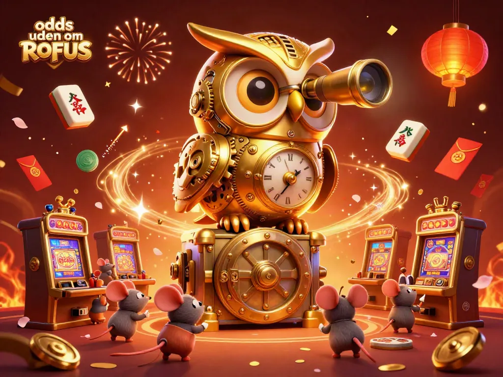 Bet on odds uden om ROFUS with a lively casino scene featuring characters and festive elements.