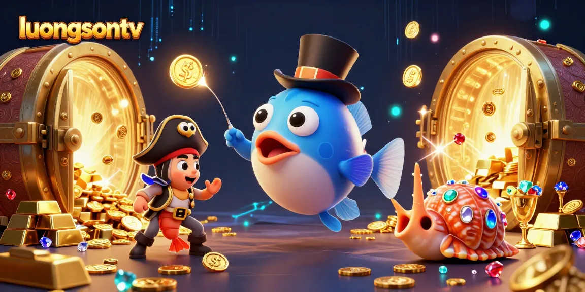 luongsontv showcases vibrant casino elements with deep-sea characters fueling excitement and wins
