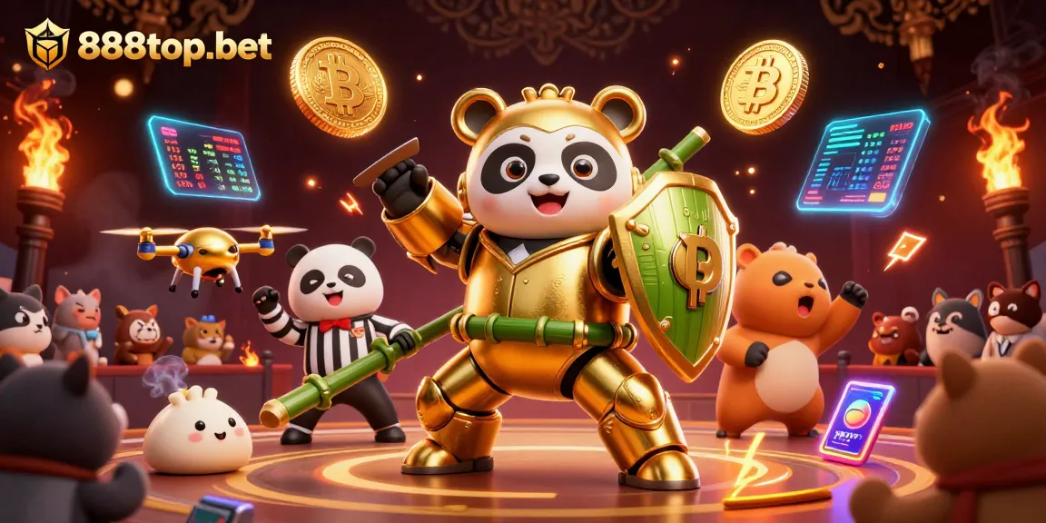 Experience the thrill of wagering with 888top-bet in this vibrant, animated casino scene.