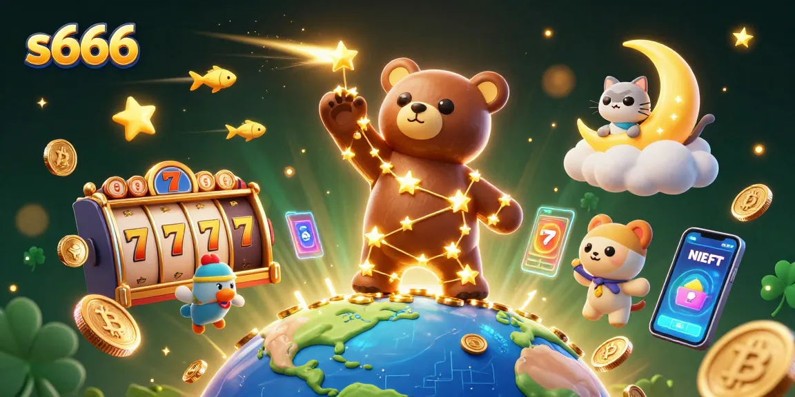 Experience thrilling gaming moments with s666's jackpot slots and vibrant cosmic characters.