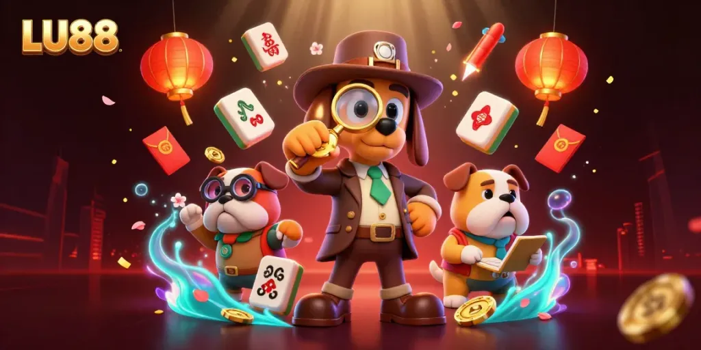 LU88 engages players with immersive gambling experiences, showcasing vibrant casino elements.