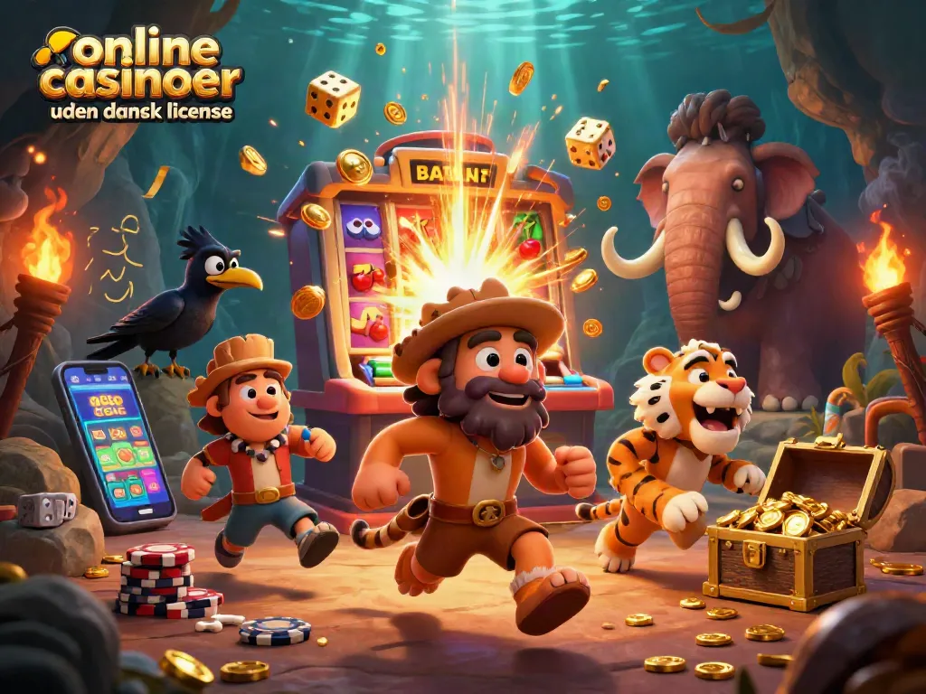 Experience exciting wins at online casinoer uden dansk licens with lively caveman-themed gaming!