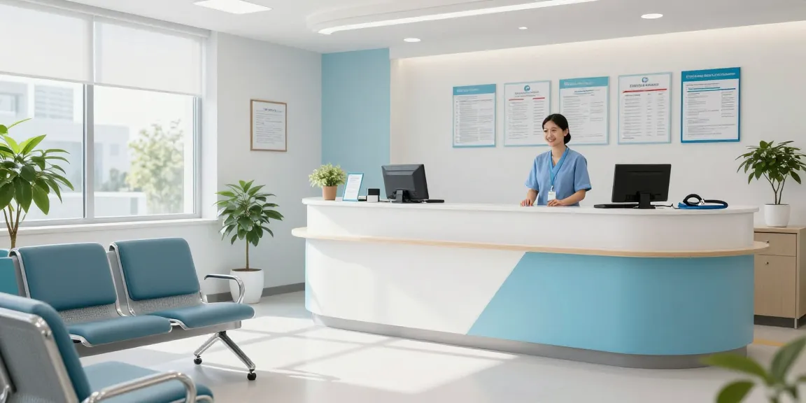 "bl555: Professional healthcare services in a modern medical clinic."