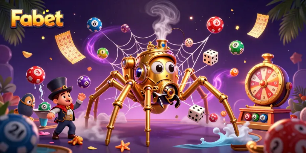 Win big at Fabet with a dynamic steampunk casino environment filled with excitement and vibrant game elements.
