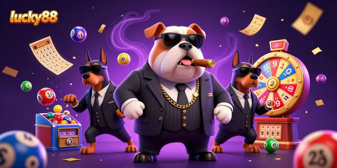 Engage with lucky88's thrilling lottery scene featuring colorful elements and dynamic energy.