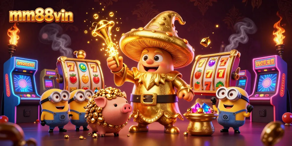 Experience ultimate excitement at mm88vin with magical characters and colorful slot game elements