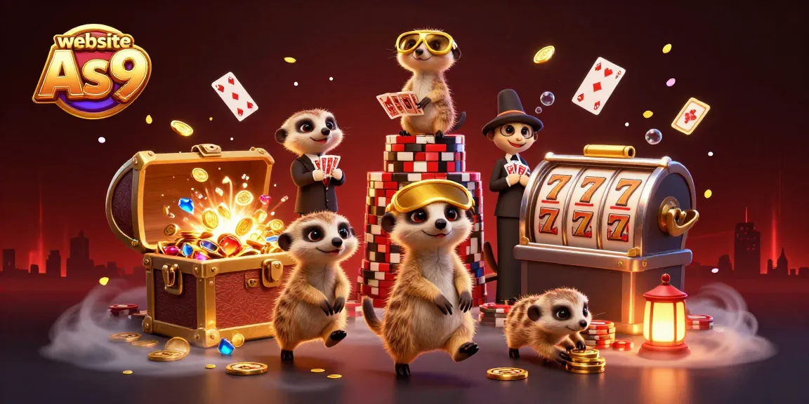 Watch the meerkats operate their casino on the website As9 with lively games and treasures.
