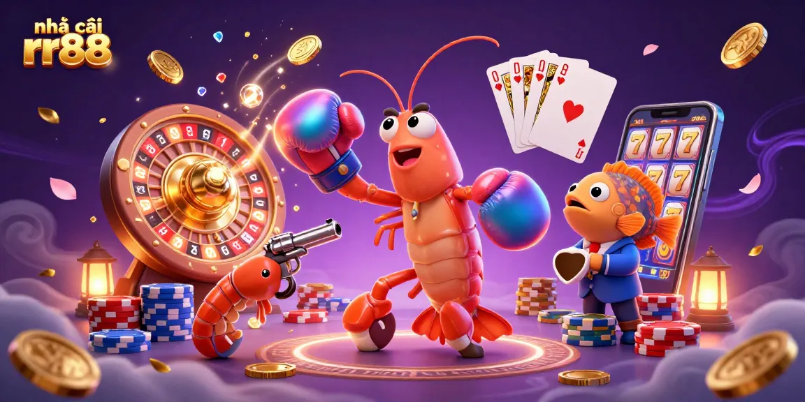 Experience the excitement of nhà cái rr88 with vibrant casino action, featuring dynamic characters and games.