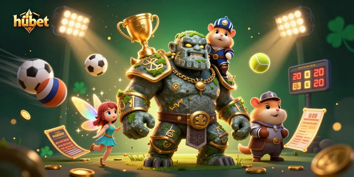 Experience exciting gameplay at hubet with enchanting characters in a vibrant casino scene.